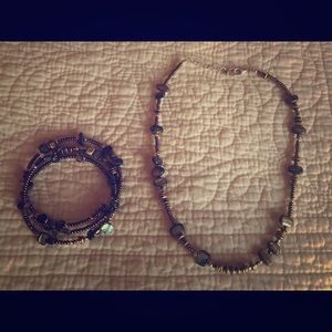 Silpada necklace and matching bracelet
